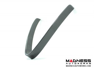 Alfa Romeo Giulia Front V Shield Grill Frame + Emblem Frame Kit - Carbon Fiber - QV Model